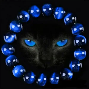 Bracelet Bleu Œil De Tigre