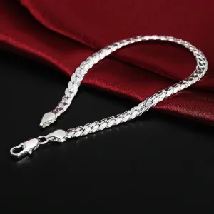Bracelets Argent Homme Charm