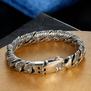Bracelet Argent Homme Charme Italien