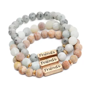 Bracelet Amitié Pierre Naturelle
