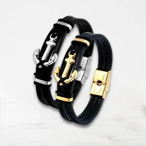 Bracelet Couple Ancre