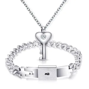 Bracelet Couple Clef