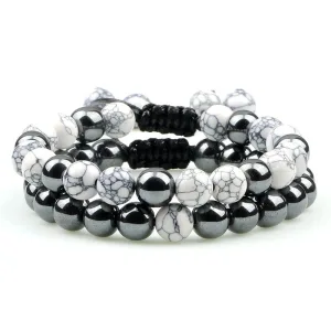 Bracelet Couple Distance Pierre Naturelle