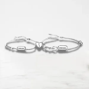 Bracelet Couple Duo Argent