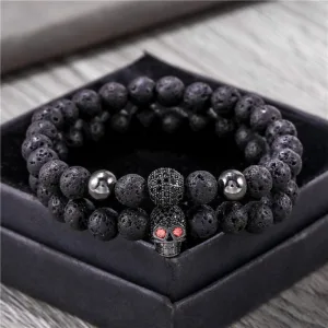 Bracelet Noir Couple