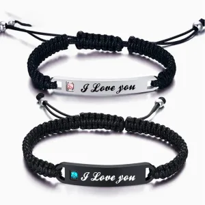 Bracelet Duo Amoureux Personnalisé