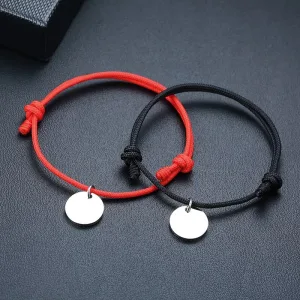 Bracelet Couple Lettre