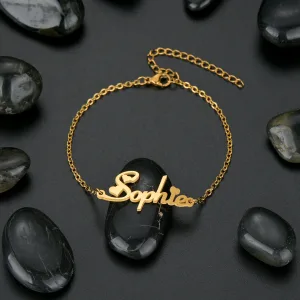 Bracelet Or Personnalisé Pour Enfants