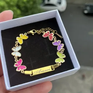Bracelet Enfant Chaîne Papillon