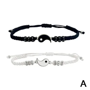 Bracelet Yin Yang Traditionnel Chinois